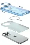 Apple iPhone 14 Pro Max Kılıf Troy Magsafe Kapak - Mor-2