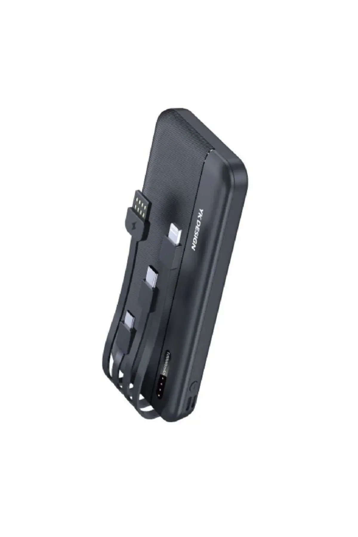 10000 mAh cro Type-C USB Lightning 4 Kablolu Hızlı Kablosuz Şarj Powerbank