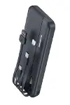 10000 mAh cro Type-C USB Lightning 4 Kablolu Hızlı Kablosuz Şarj Powerbank-5