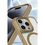 Apple İphone 16 Pro Max Kılıf Enka Magsafe Silikon Kılıf - Lacivert-4
