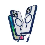 Apple İphone 16 Pro Max Kılıf Enka Magsafe Silikon Kılıf - Lacivert-2