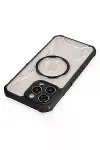 Apple iPhone 12 Pro Kılıf Prag Magneticsafe Kapak - Siyah-3