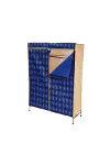Portatif Gardrop Metal İskelet - Bez Örtü 42X105CM-1