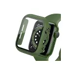 Apple Watch 40mm Camlı Kasa Ekran Koruyucu - Koyu Yeşil-2