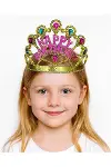 Altın Renk Happy Birthday Yazılı Doğum Günü Tacı 60 Cm-1