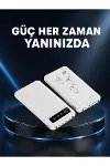 Kamp ve Seyahat İçin 20.000mAh LED Işıklı Hızlı Şarj Powerbank Yeni Nesil-1