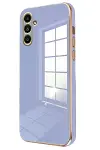 Samsung Galaxy A55 5G Kılıf Volet Silikon - Mavi-1