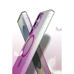 Samsung Galaxy S23 Ultra Glossy Magsafe Kapak - Mor-6