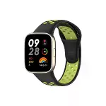 Xiao Red Watch 3 Spor Delikli Kordon (saat Değildir) - Siyah-yeşil-1