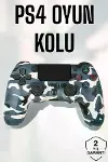 PS4 Oyun Kolu Kamuflaj Desenli Joystick-2
