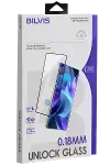 Samsung Galaxy S26 Plus Bilvis 0.18mm Unlock Glass Cam Ekran Koruyucu - Siyah-1