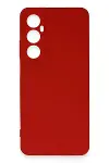 Realme C65 Kılıf First Silikon - Kırmızı-2