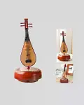 Enstrüman Figürlü Melodi Çalan Dekoratif Müzik Kutusu-7