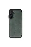 Samsung Galaxy S24 FE Kılıf Flip Cover - Koyu Yeşil-1