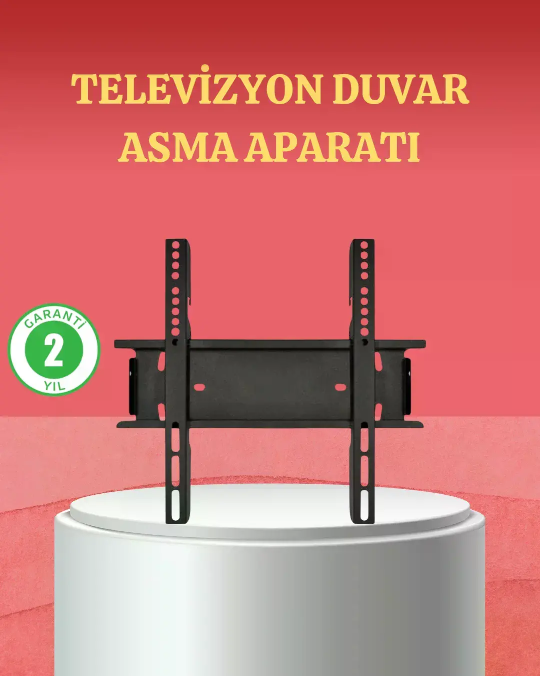 32-42 İnç TV Askı Aparatı Kolay Kurulum Düz ve Kompakt Tasarım