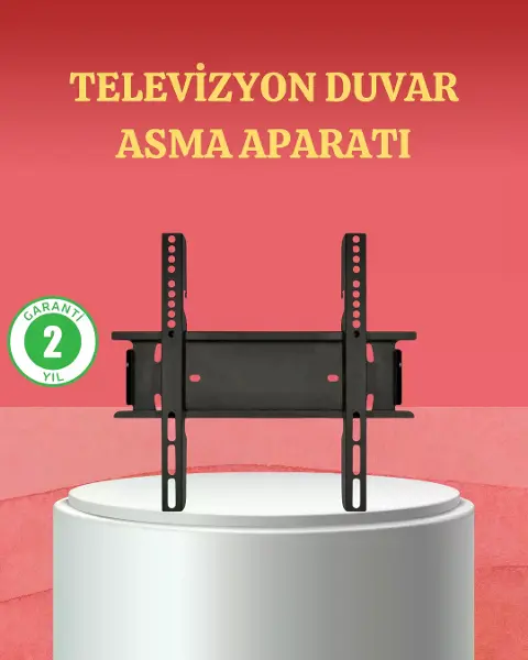 32-42 İnç TV Askı Aparatı Kolay Kurulum Düz ve Kompakt Tasarım