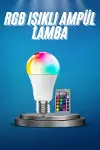 Ayarlanabilir Parlaklık RGB Led Ampul Beyaz Lamba Ve Renkli Ampul-2