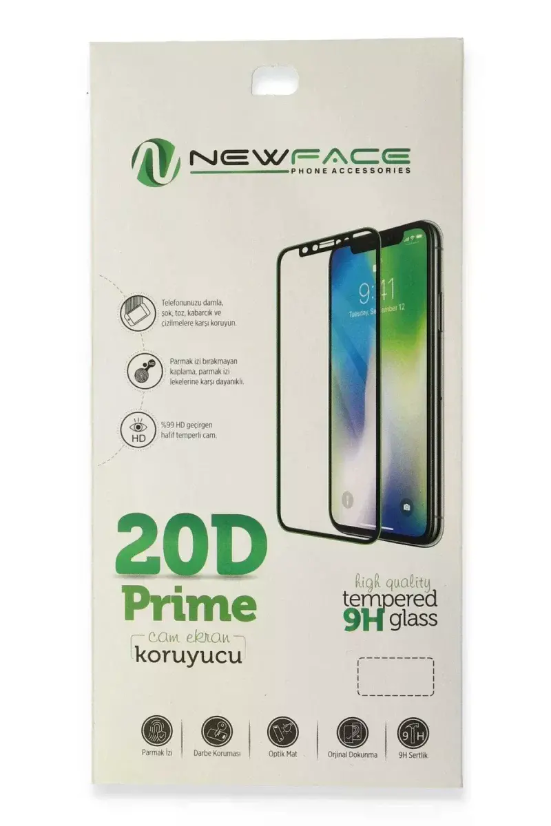 Apple iPhone 6 Plus 20D Preum Cam Ekran Koruyucu - Beyaz