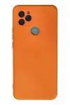 General Mobile GM 21 Kılıf Nano içi Kadife Silikon - Turuncu-1