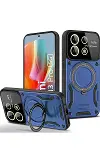 Xiao Red Note 13 Pro 5G Kılıf Joy Lens Standlı Kapak - Lacivert-1