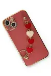 Apple iPhone 14 Plus Kılıf Esila Silikon - Kırmızı-3