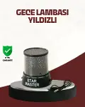 Galaxy Efektli LED Projektör Taşınabilir Yıldız Gece Lambası-2