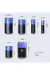 Evrensel Dijital Pil Test Cihazı – AA, AAA, C, D, N, 9V ve Düğme Pil Uyumlu Mini Pil Kapasite & Sevi-4