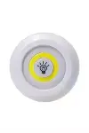 Led Lamba 3'lü Uzaktan Kumandalı Yapışkanlı-3