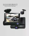 Araç DVR Kamerası 3’lü 170° Geniş Açılı Full HD ve Park Destekli-4