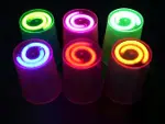 Karanlıkta Yanan Gece Işığı Mega Glow Bardaklar 8 Adet 8.5 X 10.5 Cm-2