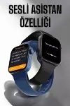 Akıllı Saat Tema Değiştirme Bluetooth Bağlantılı Arama Cevaplayan-6