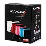 Awox Caffeen Mavi Elektrikli Cezve Türk Kahvesi Makinesi Plastik Çift Ağız 0.4LT - 5 Fincan 1000W-3