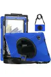 Samsung Galaxy X200 Tab A8 10.5 Kılıf Amazing Tablet Kapak - Mavi-1