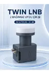 Ku Band Twin LNB Çift Çıkış 4K Ultra HD Destekli 0.1 dB Uydu Anten LNB-1