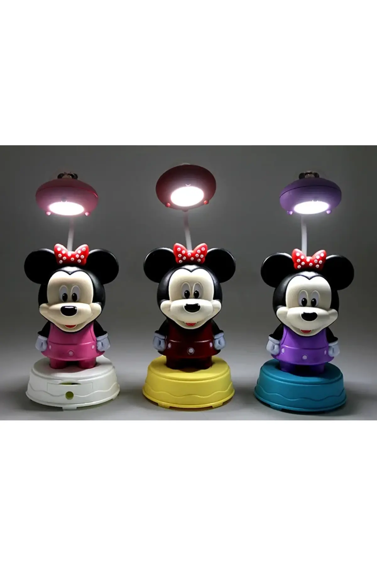 ckey Mouse Masa Üstü Lamba Şarjlı Usb Alk2716