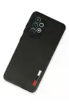 Samsung Galaxy A72 Kılıf Loop Deri Silikon - Siyah-2
