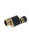 6x24 Baıgısh, Askeri Tarzi Pirinç Ve Deri Kaplamalı, Deri Çantalı Monocular Dürbün Sarı-5