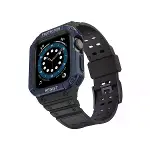 Apple Watch 42mm Kr401 Silikon Kordon - Siyah-mavi-1