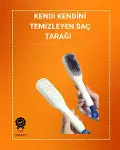Kafa Derisi Masajlı Saç Tarağı – Kendini Tezleyen, Anti-Statik-1