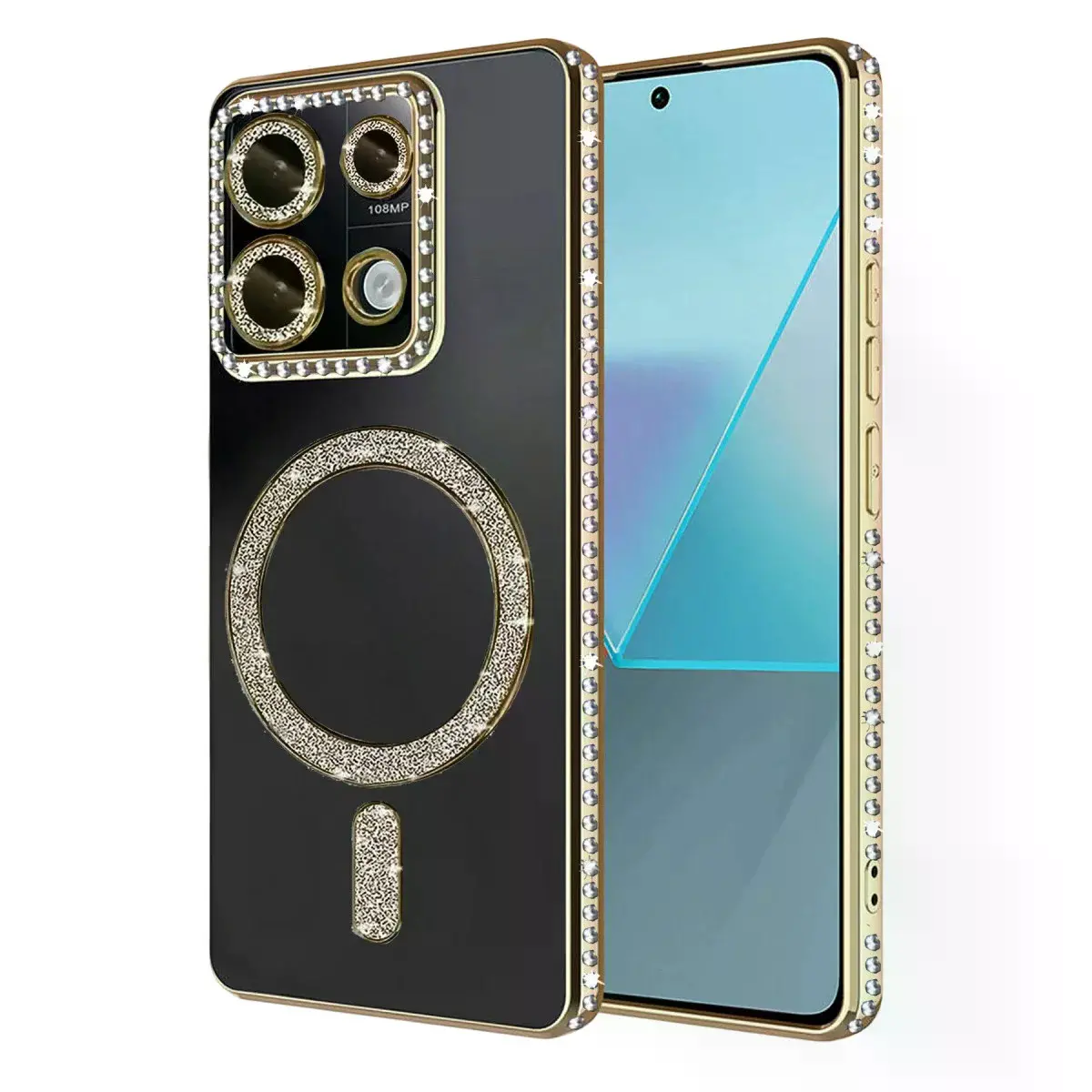 Xiao Red 13c Joke Simli Magneticsafe Kılıf - Gold