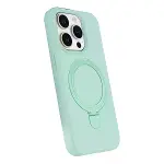 Apple İphone 15 Pro Max Regal Magsafe Standlı Kapak - Su Yeşili-3