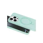 Apple İphone 15 Pro Max Regal Magsafe Standlı Kapak - Su Yeşili-8