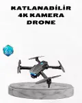 4K Kamera Özellikli Katlanabilir Drone Wi-Fi ve Yükseklik Sabitlemeli-1