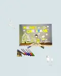 LED Işıklı Şeffaf Yazı Tahtası – Neon Etkili Akrilik Pano, Silinebilir, 7 Renkli Kalemli, 30x20 cm-2