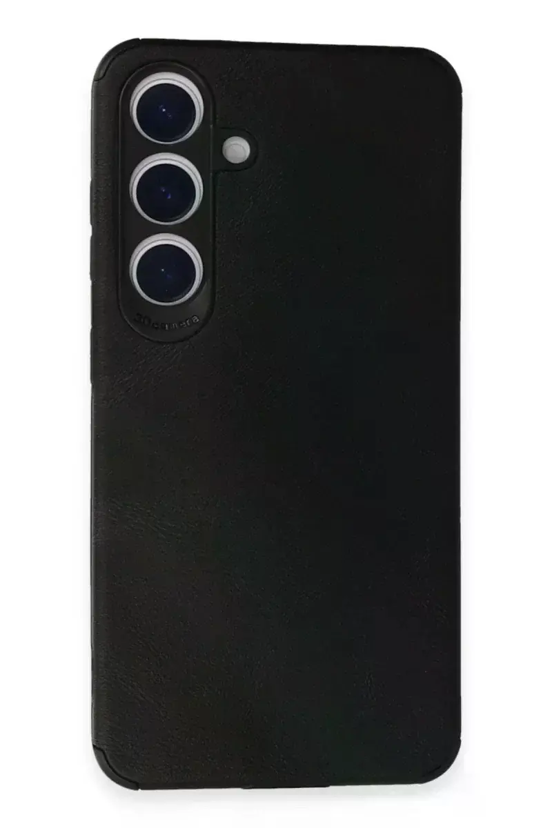 Samsung Galaxy S24 Kılıf Loop Deri Silikon - Siyah