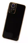Xiao Red Note 12S Kılıf Volet Silikon - Siyah-3
