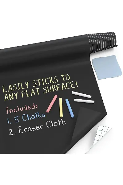 Sticker Rulo Yapışkanlı Çocuk Yazı Yazma Tahtası Yazı Yazma Sticker