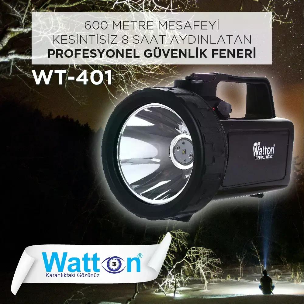 Güvenlik Feneri 30 W Kuvvetinde Wt-401