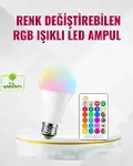 9 Watt Beyaz Işık ve Renk Ayarlı Akıllı LED Ampul-1