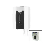 Jumbo Preum Beyaz Su Isıtıcı Elektrikli Şofben Duş Başlık 7 Emniyet Termostat 3 Kademeli 8000W-1